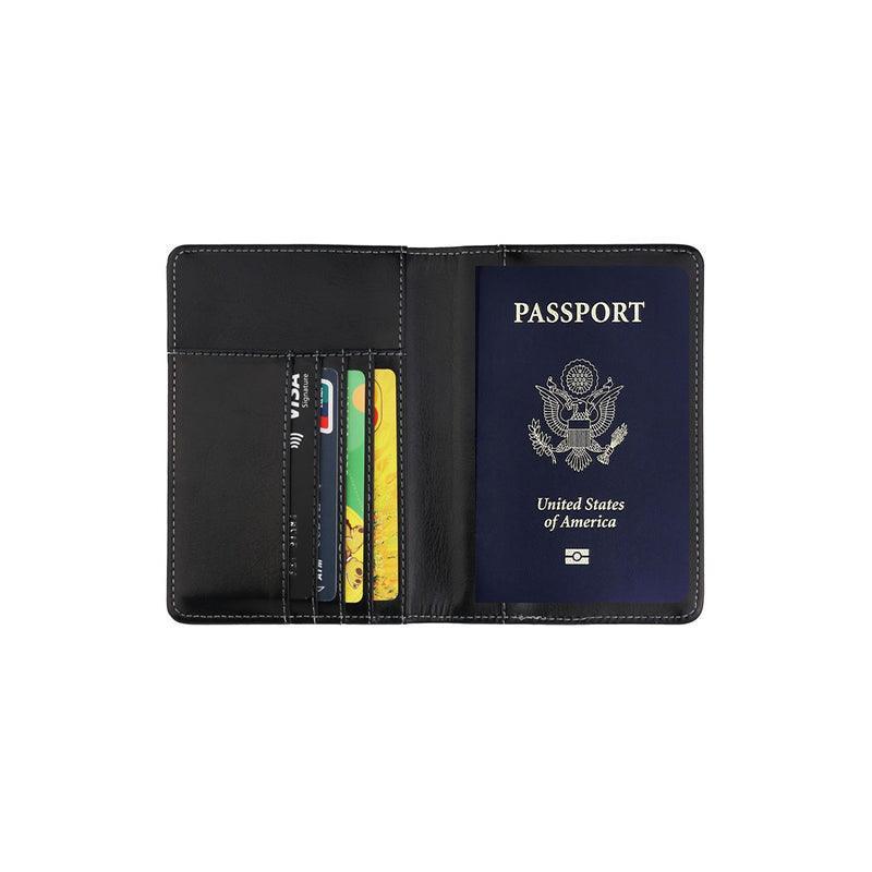 RFID Passport Holder Slim Leather Travel Wallet ID Card Cover Case for Men Women - Green
