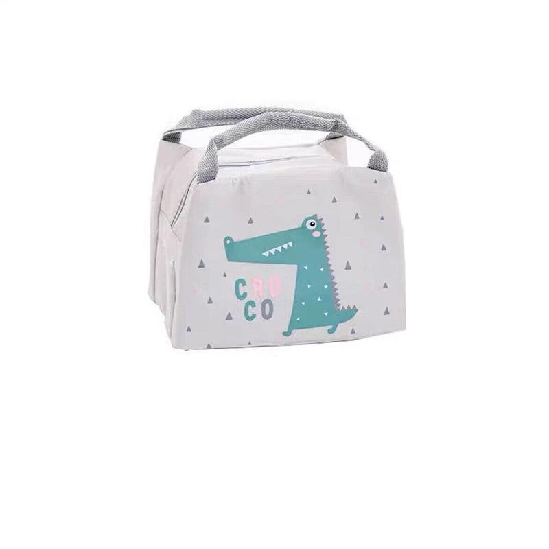 Portable Insulated Thermal Lunch Box Carry Tote Picnic Case Storage Bag 21x17x15cm - B04 (21x17x15cm)