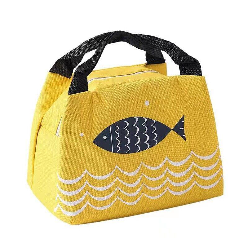Portable Insulated Thermal Lunch Box Carry Tote Picnic Case Storage Bag 21x17x15cm - C02 (21x17x15cm)