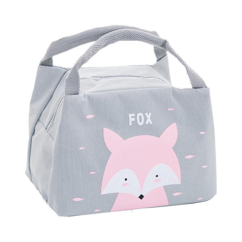 Portable Insulated Thermal Lunch Box Carry Tote Picnic Case Storage Bag 21x17x15cm - C06 (21x17x15cm)