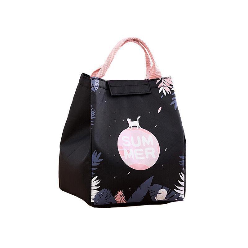 Portable Insulated Thermal Lunch Box Carry Tote Picnic Case Storage Bag 18x24x15cm - E02 (18x24x15cm)