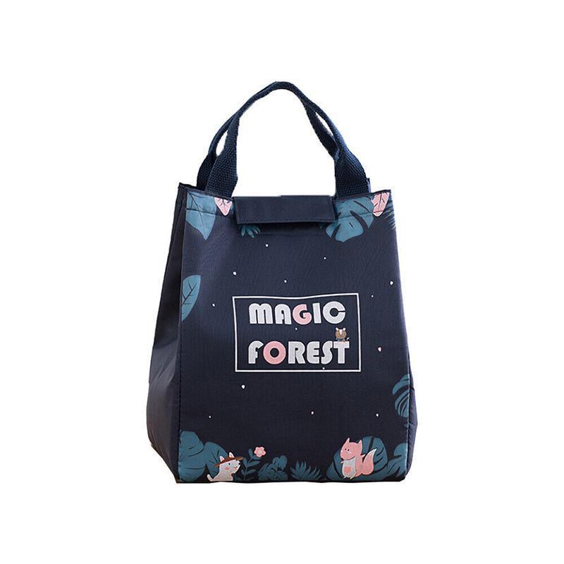 Portable Insulated Thermal Lunch Box Carry Tote Picnic Case Storage Bag 18x24x15cm - E02 (18x24x15cm)