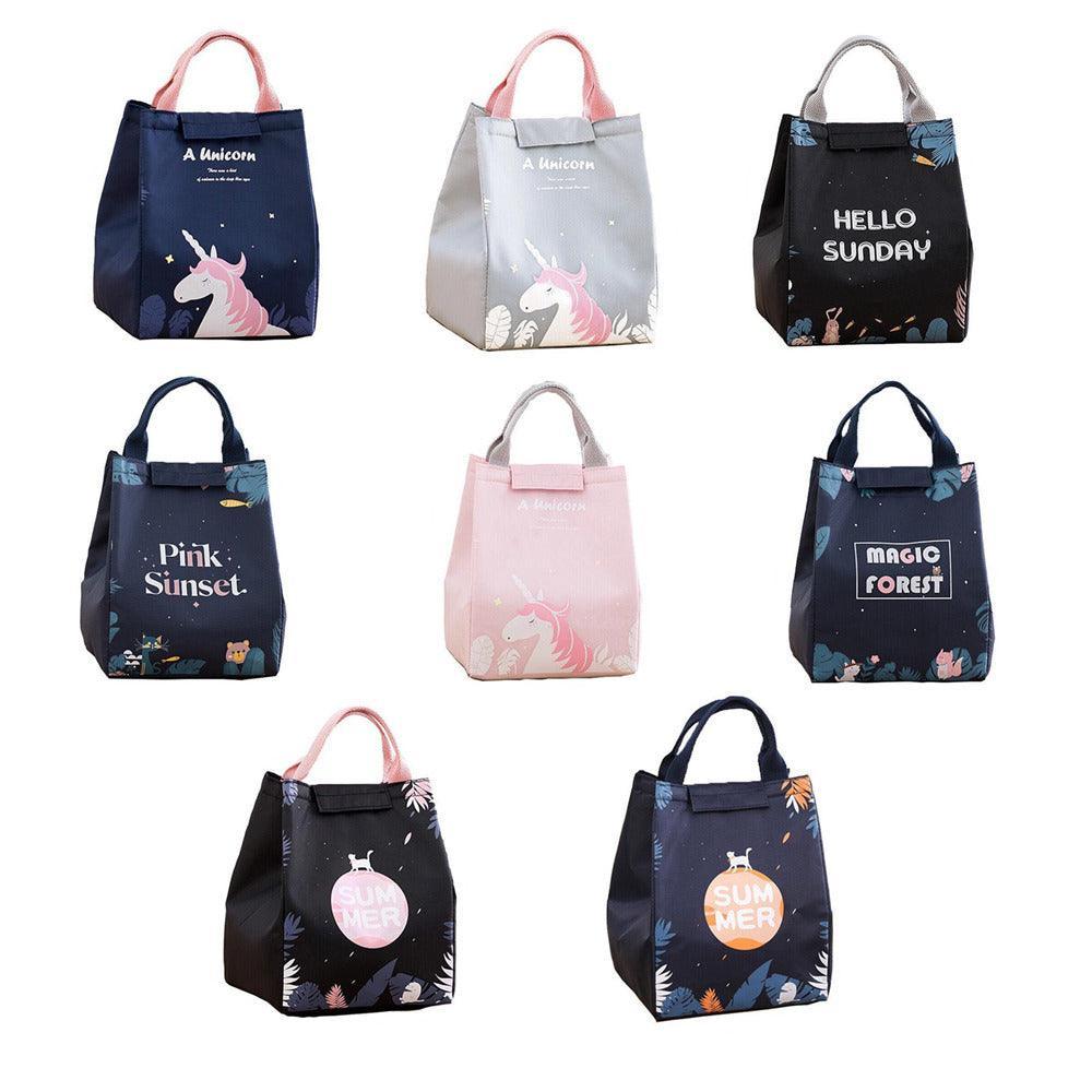 Portable Insulated Thermal Lunch Box Carry Tote Picnic Case Storage Bag 18x24x15cm - E03 (18x24x15cm)