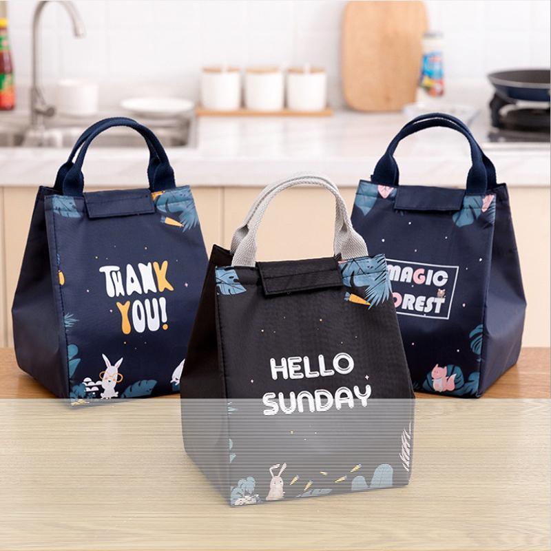 Portable Insulated Thermal Lunch Box Carry Tote Picnic Case Storage Bag 18x24x15cm - E04 (18x24x15cm)