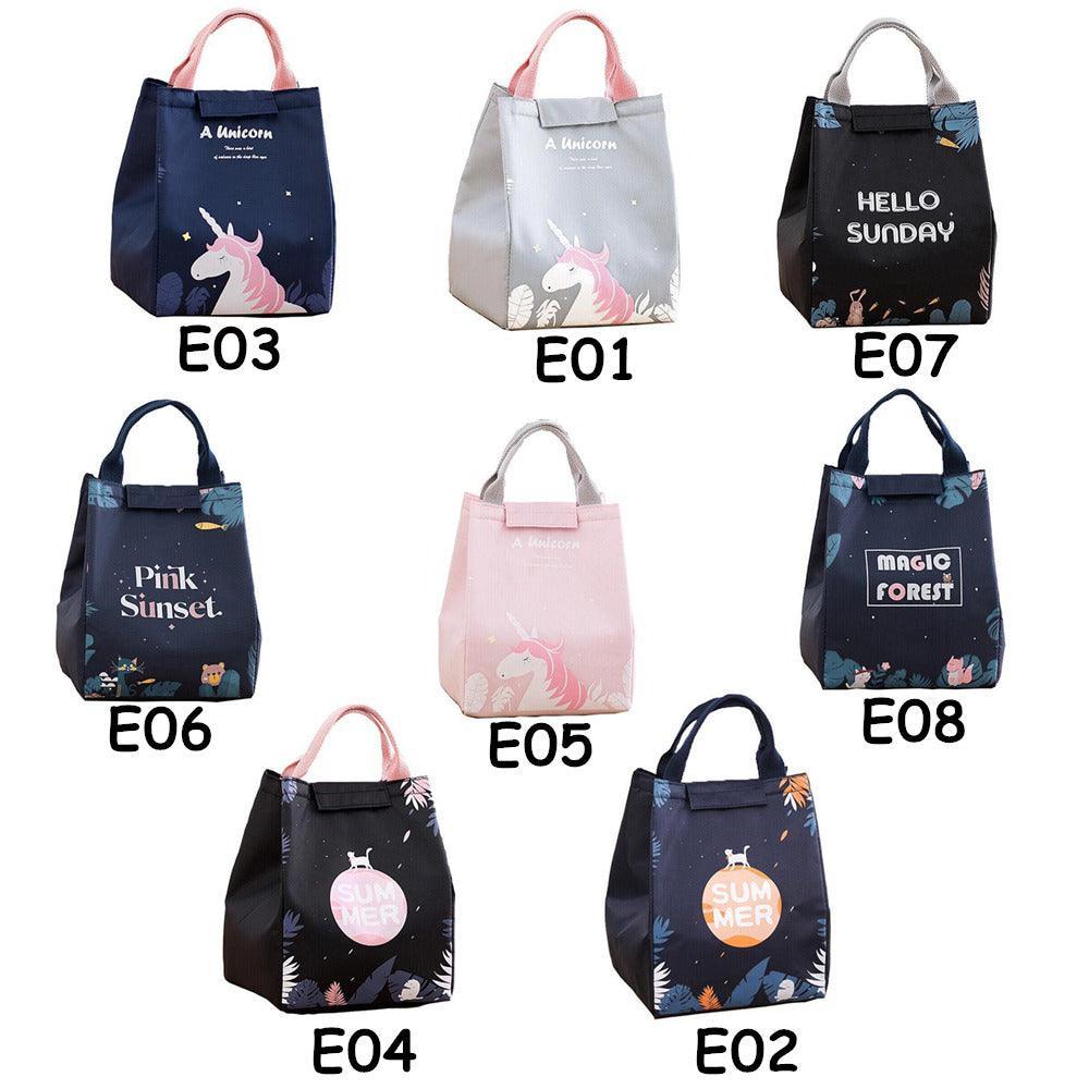 Portable Insulated Thermal Lunch Box Carry Tote Picnic Case Storage Bag 18x24x15cm - E06 (18x24x15cm)