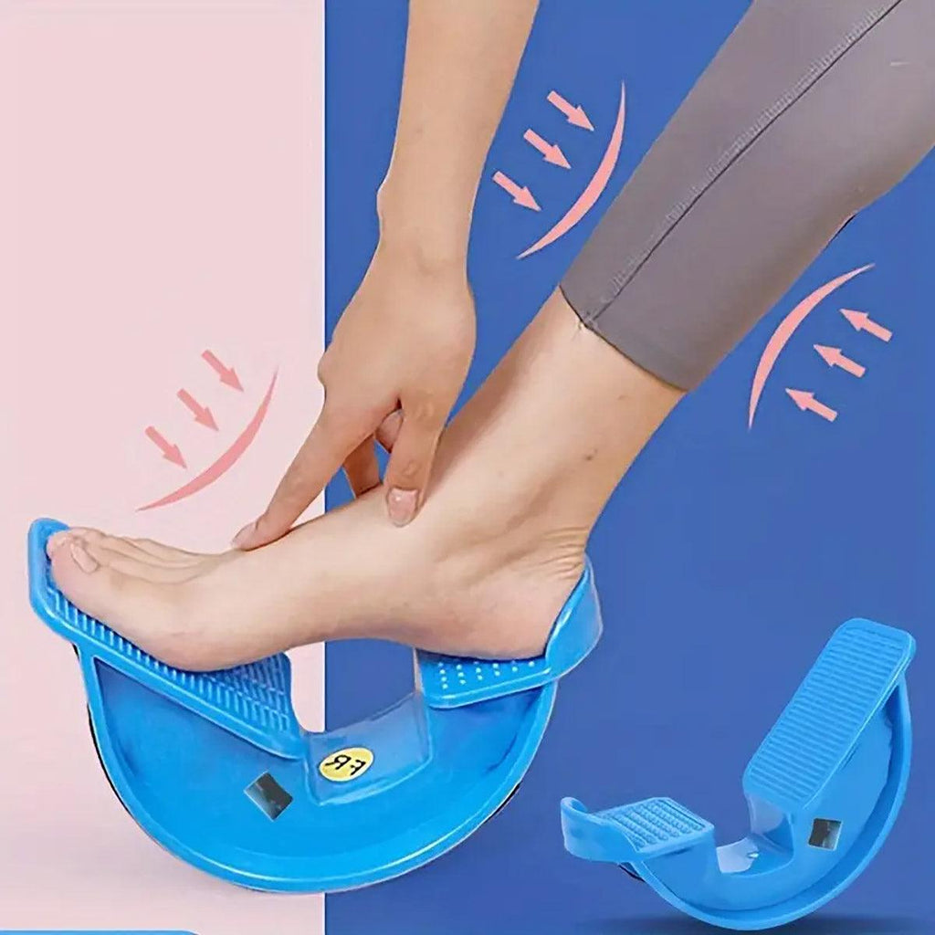 2PCS Tendon Plate Calf Stretcher Fitness Oblique Pedal Ankle Achilles Exercise - Black