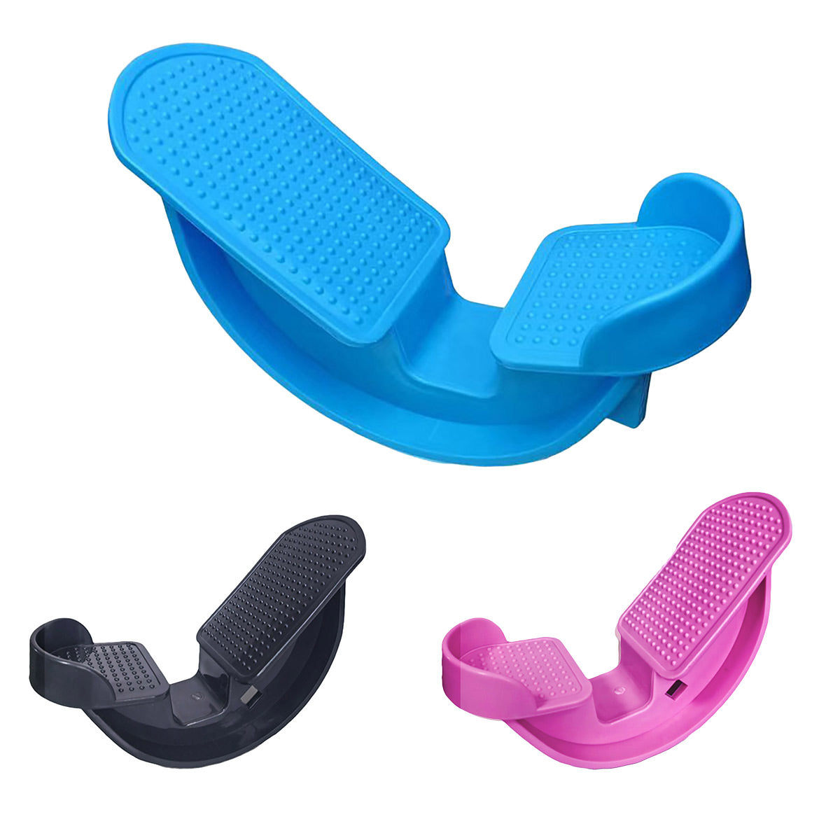 2PCS Tendon Plate Calf Stretcher Fitness Oblique Pedal Ankle Achilles Exercise - Blue