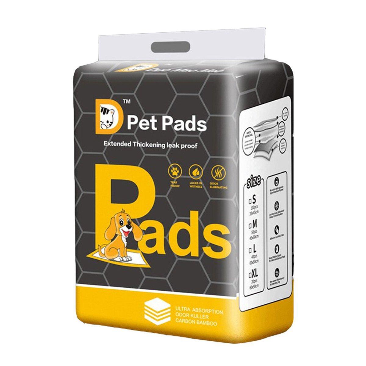 Bamboo Charcoal Deodorant Pet Pads Wholesale for Dogs Cats Fragrant - XL-20PCS 60*90cm
