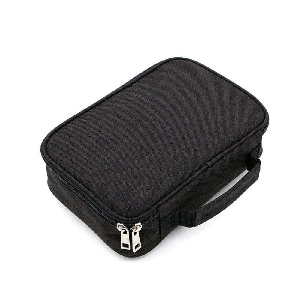 Large Capacity Waterproof Pen Pouch Pencil Case Student Stationery Storage Bag - Grey