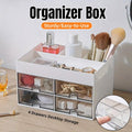 Large Capacity Pen Storage Box Desktop Organizer Multi-functional Stationery Box