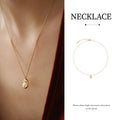 Elegant French Style Simple Pendant Necklace Women Trendy Fashion Jewelry Gift