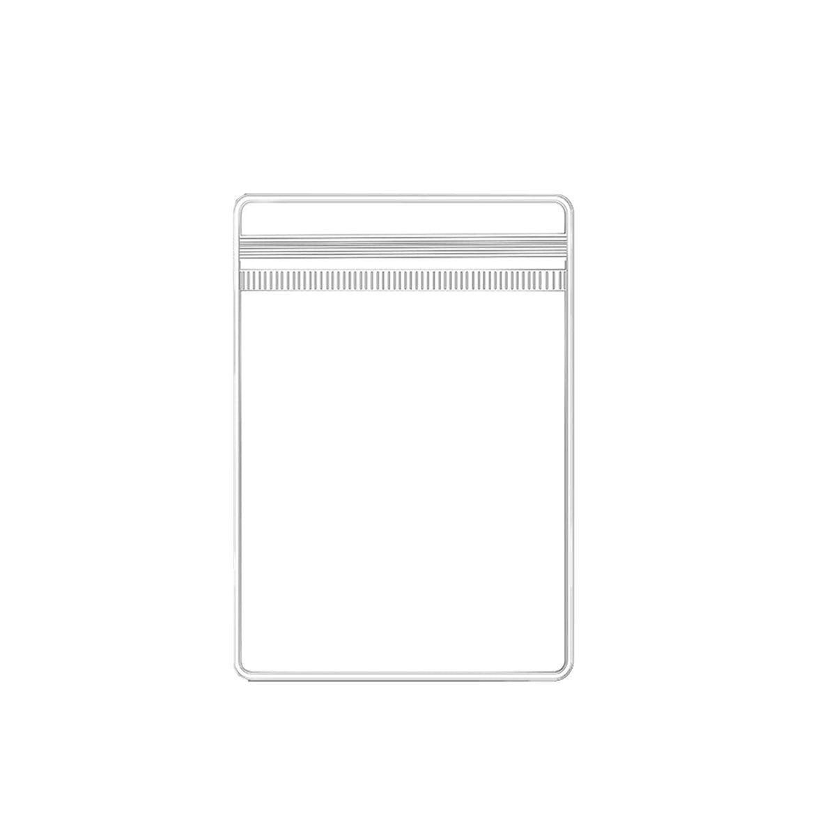 100pcs PVC Self-Sealing Jewelry Bags Anti-Oxidation Storage Dustproof Bags - 12*12cm