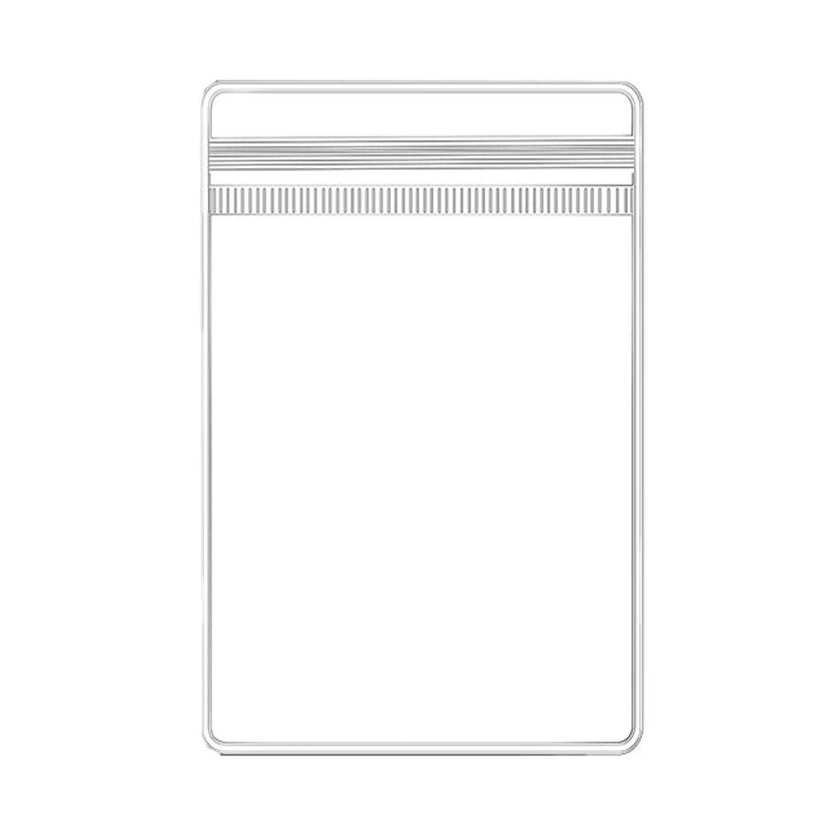 100pcs PVC Self-Sealing Jewelry Bags Anti-Oxidation Storage Dustproof Bags - 12*12cm