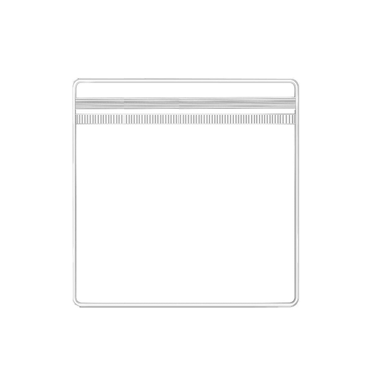 100pcs PVC Self-Sealing Jewelry Bags Anti-Oxidation Storage Dustproof Bags - 7*10cm