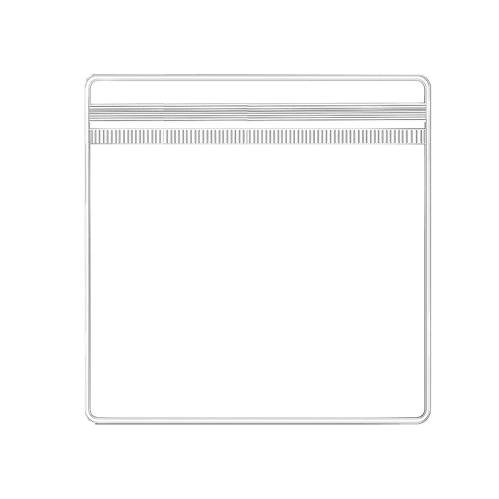 100pcs PVC Self-Sealing Jewelry Bags Anti-Oxidation Storage Dustproof Bags - 7*10cm