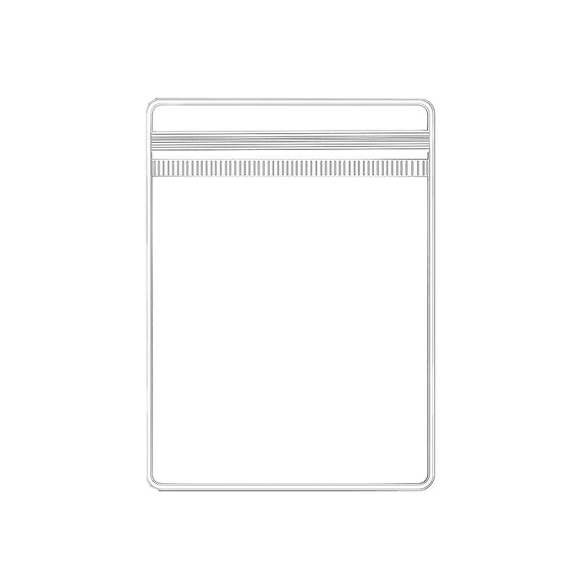 100pcs PVC Self-Sealing Jewelry Bags Anti-Oxidation Storage Dustproof Bags - 9*13cm