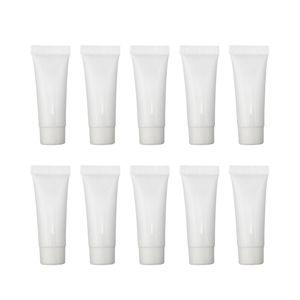 10x Soft Cosmetic Tubes for Face Wash Hand Cream Lotion Packaging Containers - 30ml