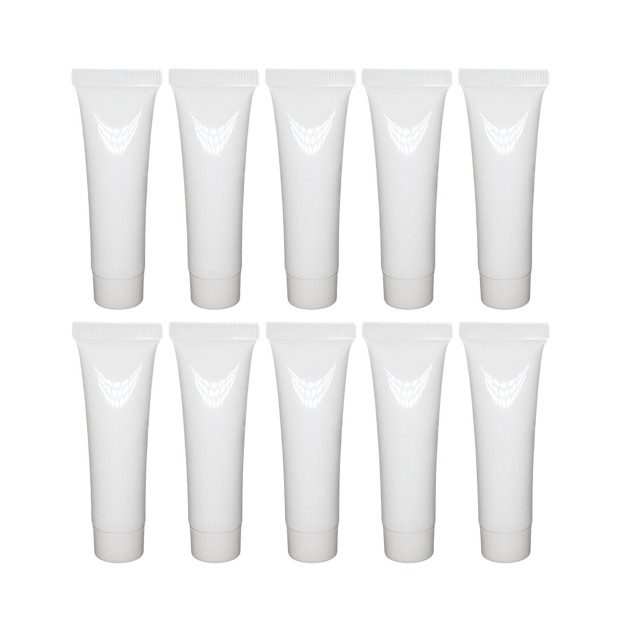 10x Soft Cosmetic Tubes for Face Wash Hand Cream Lotion Packaging Containers - 40ml