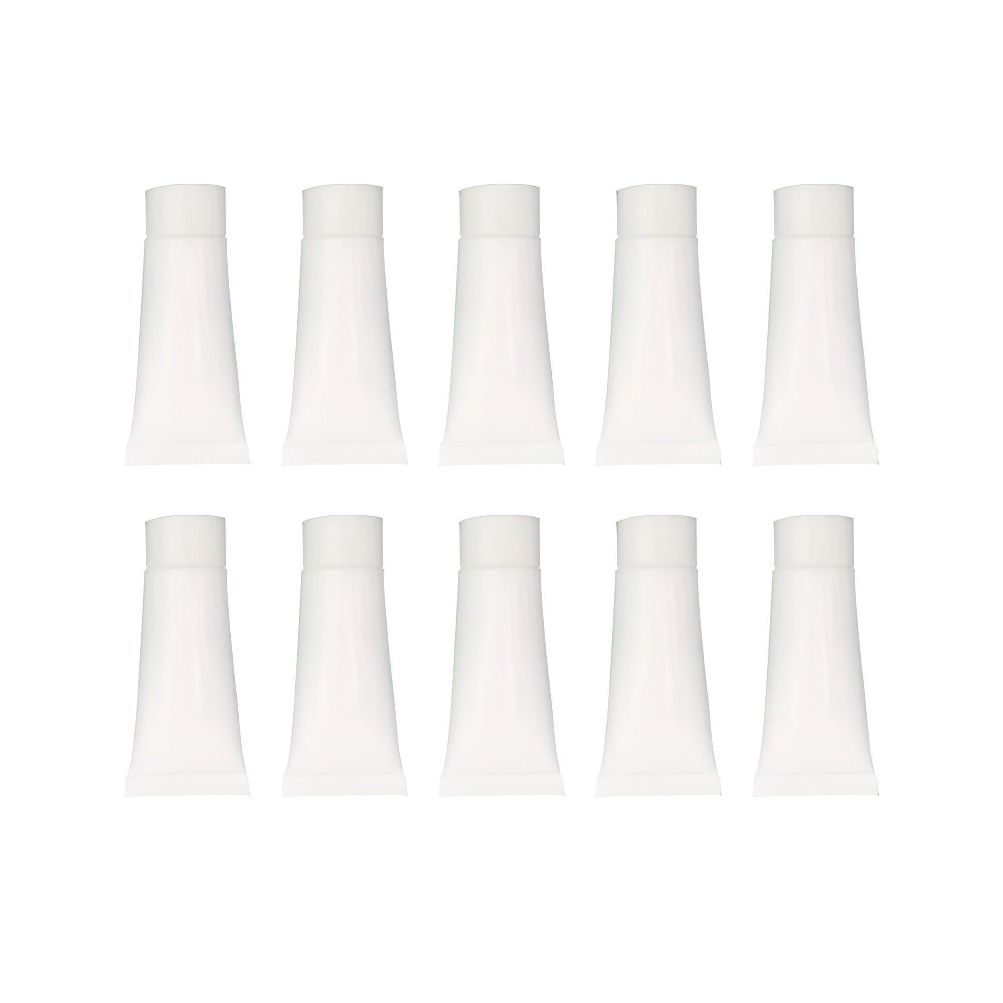 10x Soft Cosmetic Tubes for Face Wash Hand Cream Lotion Packaging Containers - 40ml