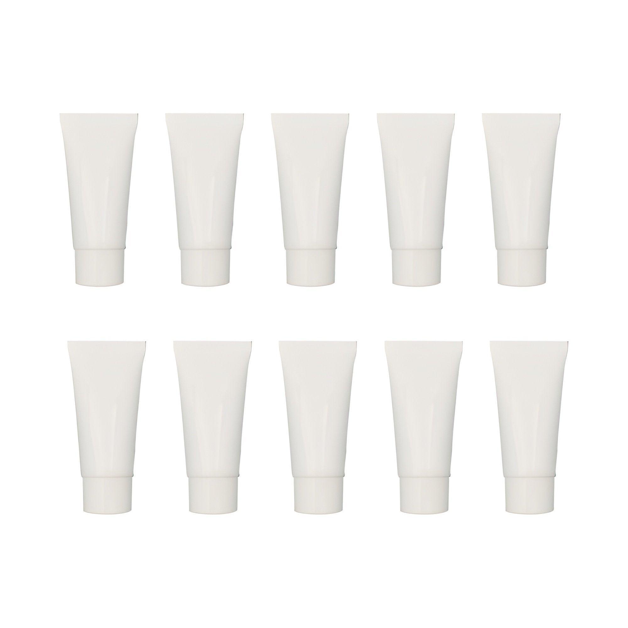 10x Soft Cosmetic Tubes for Face Wash Hand Cream Lotion Packaging Containers - 40ml