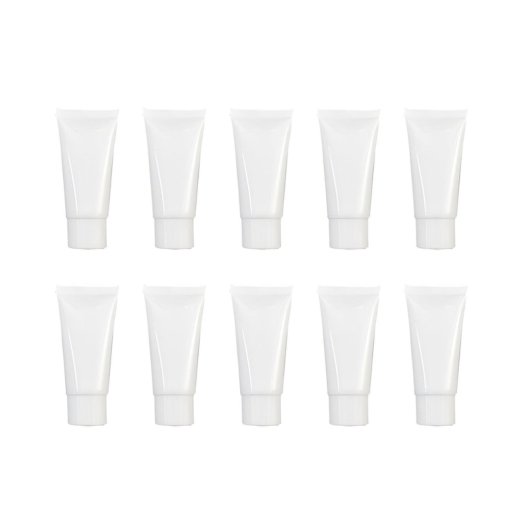10x Soft Cosmetic Tubes for Face Wash Hand Cream Lotion Packaging Containers - 40ml