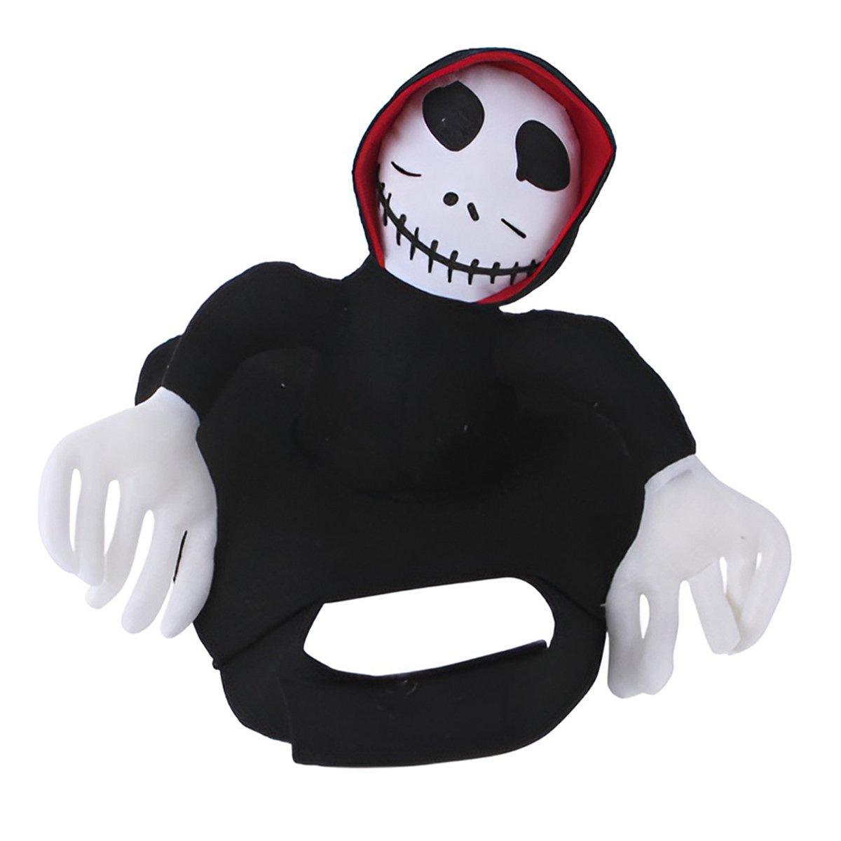Halloween Dog Costume Pet Accessories Funny Dress Up for Small Medium Dogs - Deadly Doll-XL