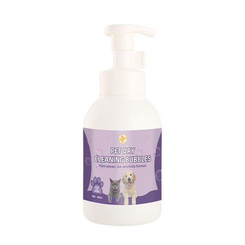 500ml Pet Leave In Dry Cleaning Foam No Rinse Bath Wash for Dogs and Cats