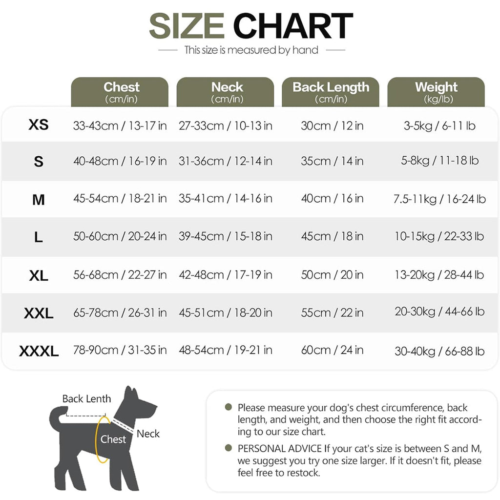 Calming Dog Vest for Stress Relief Travel Thunder Wrap Jacket for Medium Large Dogs - XS