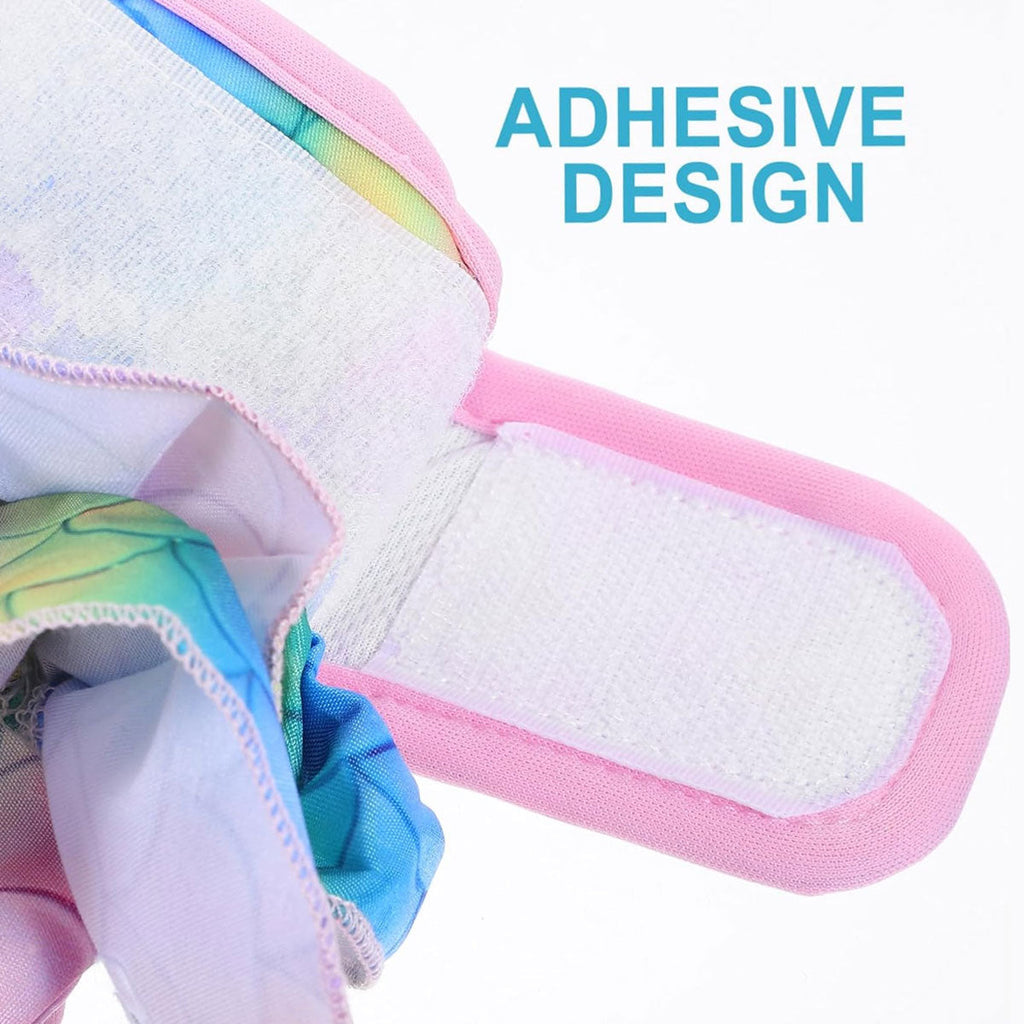 Pet Dog Diapers Female Pants Soft Breathable Underwear Reusable Sanitary Briefs - Denim Print - S