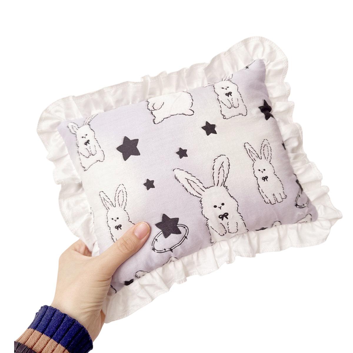 Lace Cat Pillow Soft Pet Cushion for Sleeping Comfortable Kitty Bed Cushion - Brown Stars