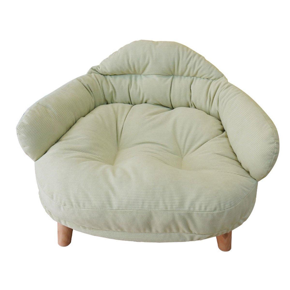 Universal Dog Cat Bed Four Seasons Mat Removable Washable Comfortable Cushion - Green