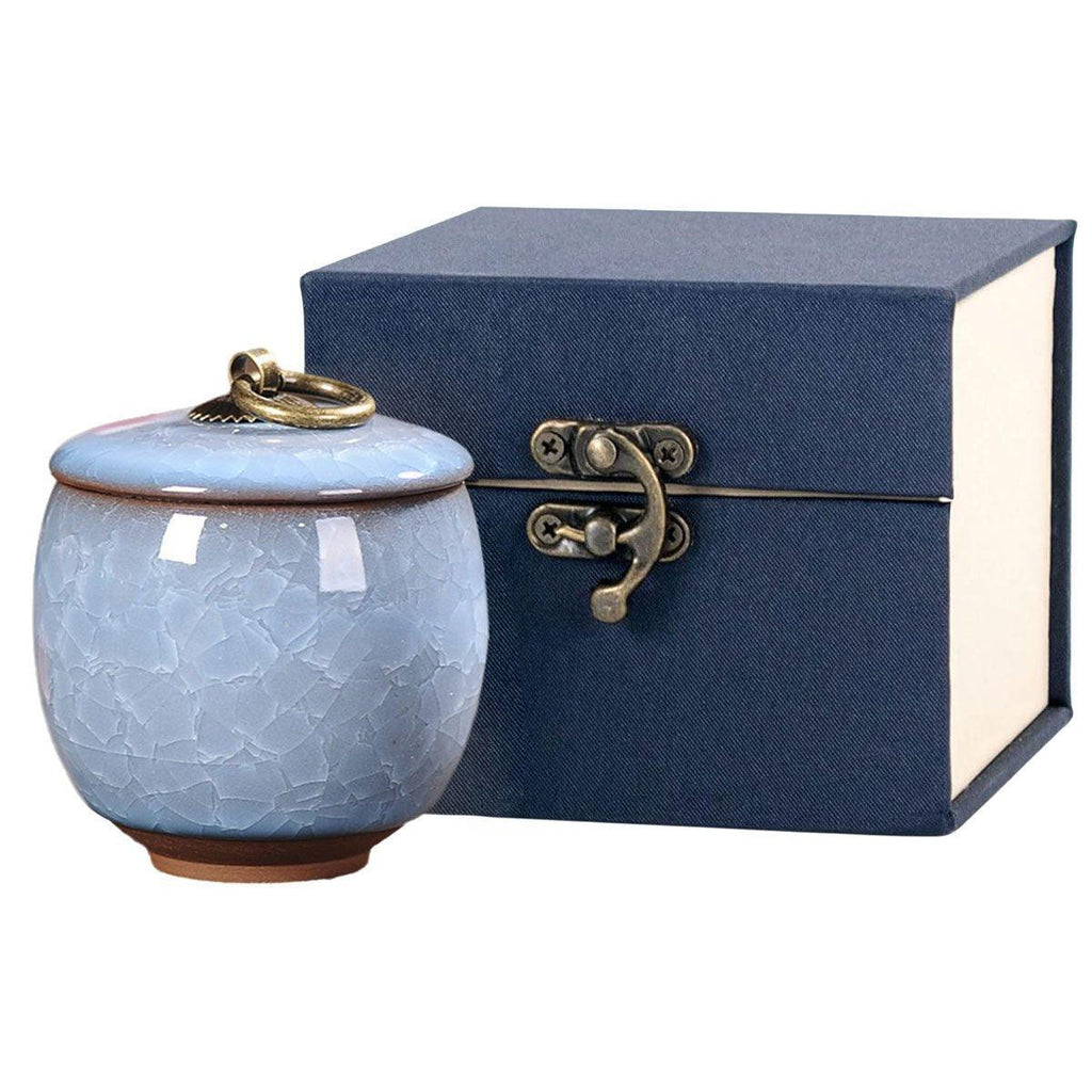Small Pet Urn for Ashes Memorial Keepsake Urns for Dog Cat Cremation Remains - White