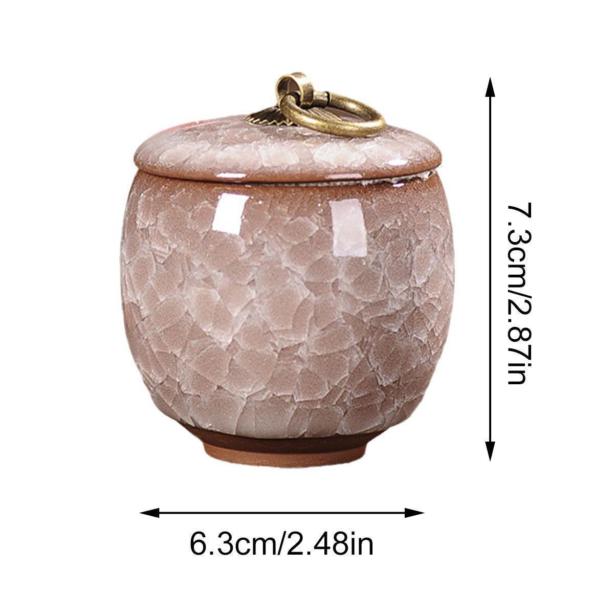 Small Pet Urn for Ashes Memorial Keepsake Urns for Dog Cat Cremation Remains - Yellow