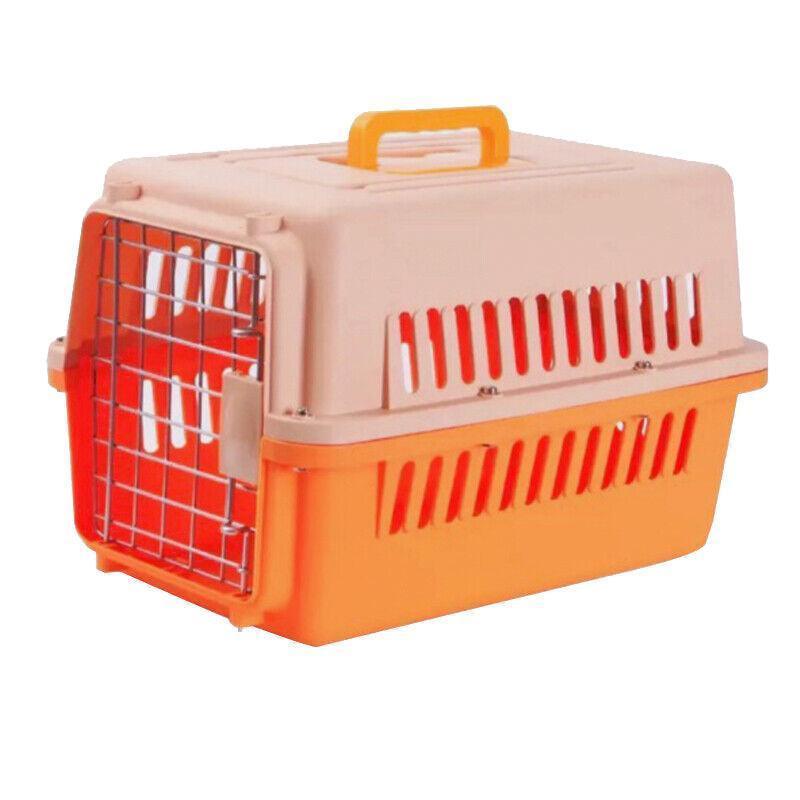 S Size Dog Cat Rabbit Portable Tote Crate Pet Carrier Kennel Travel Airline Carry Bag - Black