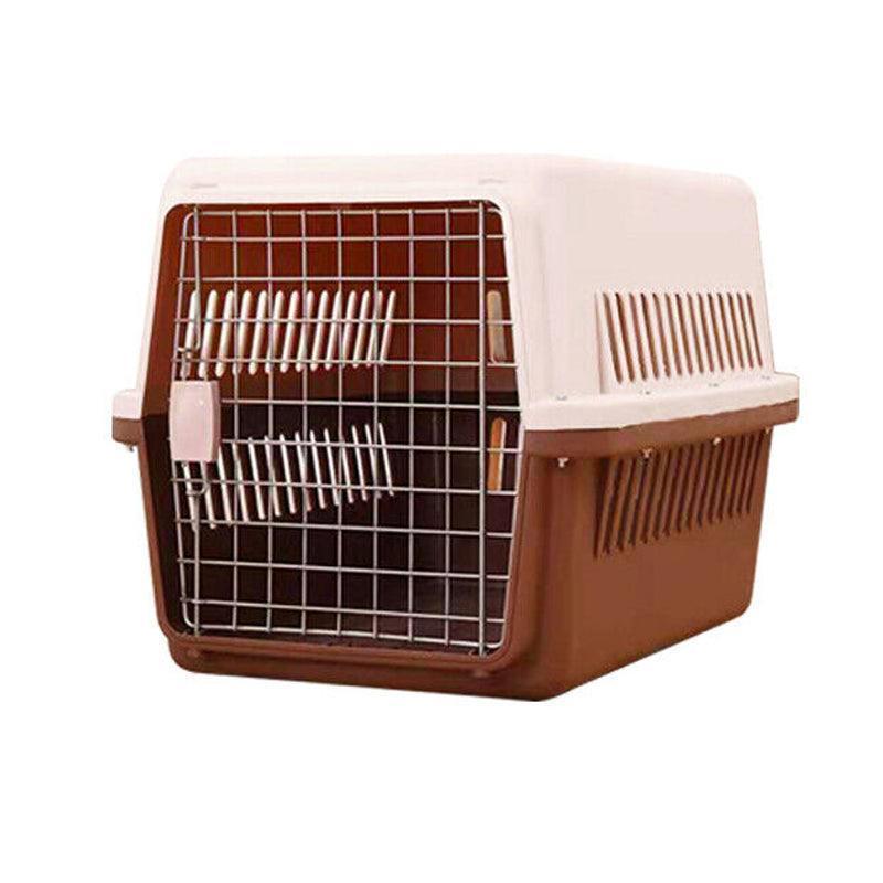 M Size Dog Cat Rabbit Portable Tote Crate Pet Carrier Kennel Travel Airline Carry Bag - Blue
