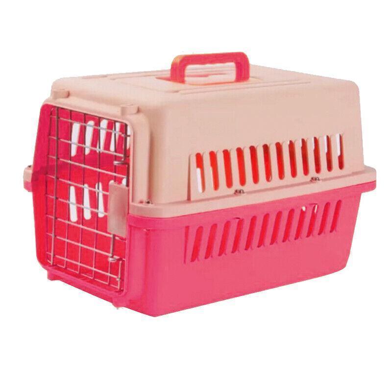 S Size Dog Cat Rabbit Portable Tote Crate Pet Carrier Kennel Travel Airline Carry Bag - Orange