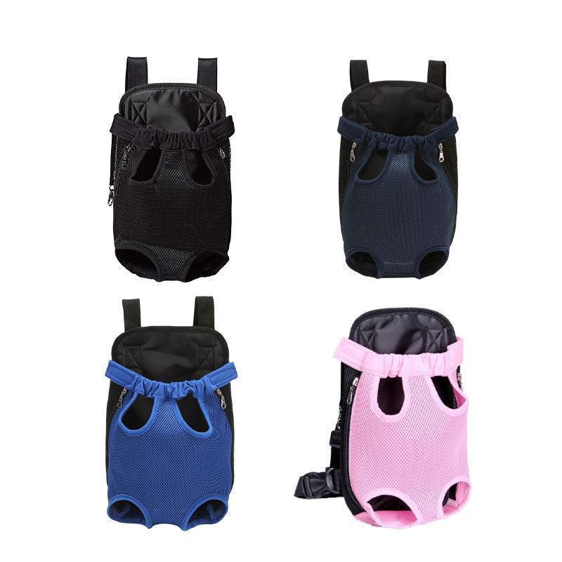S Size Pet Carrier Dog Cat Puppy Front Back Backpack Shoulder Carry Sling Pouch Bag - Blue