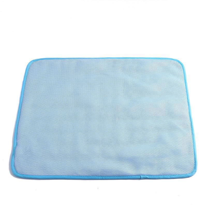 Pet Cool Gel Mat Dog Cat Bed Non-Toxic Breathable Summer Pad 5 Sizes Dog Pad - S(50*40cm)