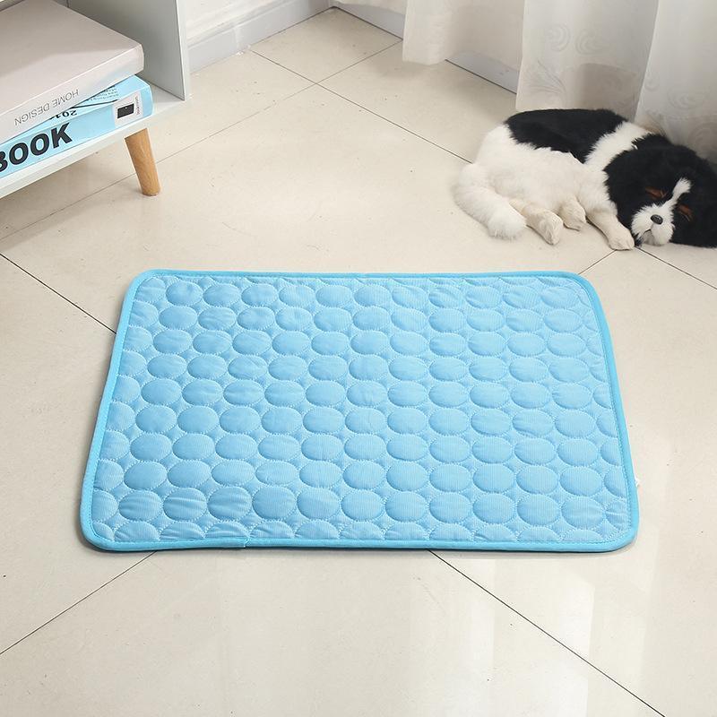 Pet Cool Gel Mat Dog Cat Bed Non-Toxic Breathable Summer Pad 5 Sizes Dog Pad - S(50*40cm)