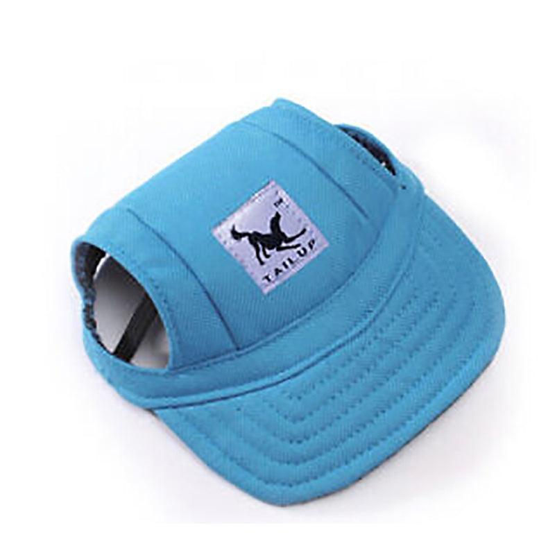 Dog Baseball Cap Outdoor Pet Sun Hat Summer Canvas Visor Puppy L - Flower