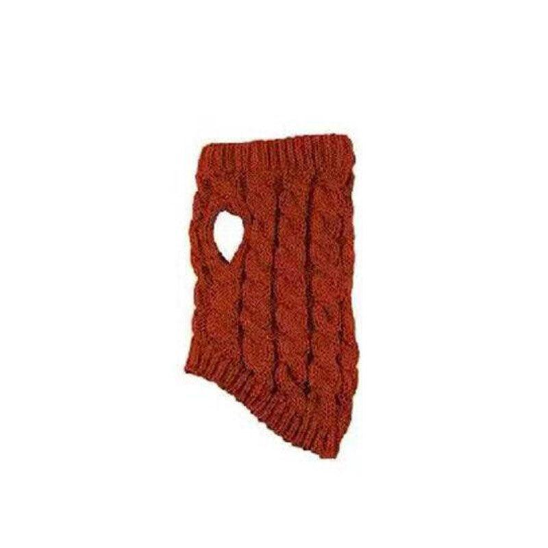 Puppy Dog Jumper Winter Warm Knitted Sweater Pet Clothes Small Dogs Coat Thermal M Size - Blue