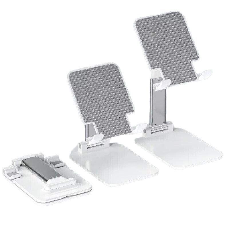 Foldable Adjustable Universal Desk Stand Holder For Mobile Phone Tablet Portable - Green