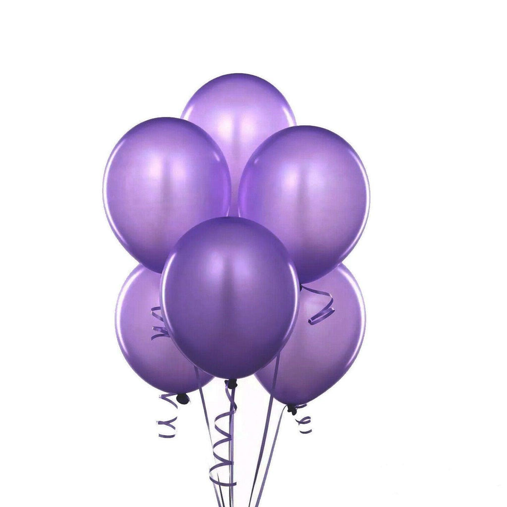 100PCS 10 Inch Latex Balloons Party Decorations Birthday Wedding Balloon Solid Colour - Brown