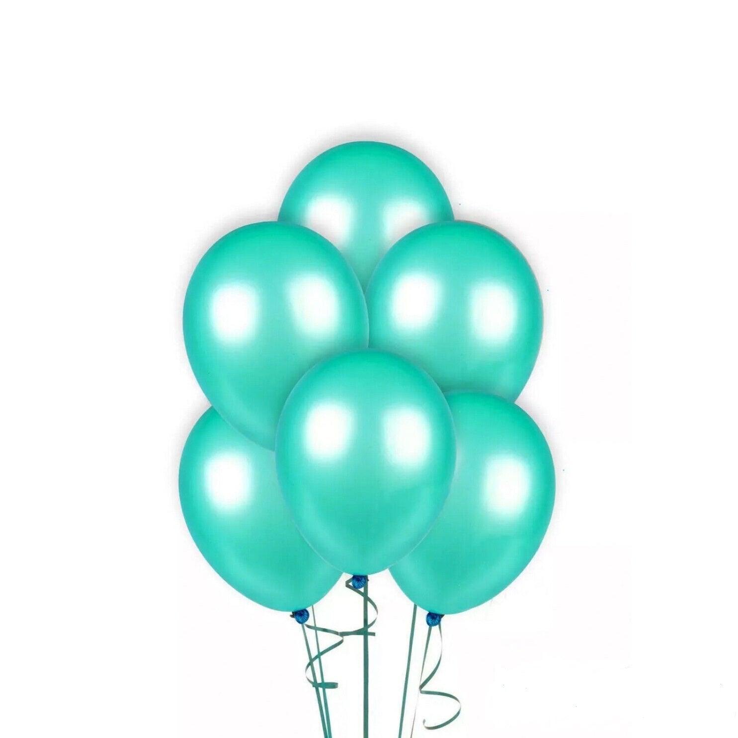 100PCS 10 Inch Latex Balloons Party Decorations Birthday Wedding Balloon Solid Colour - Lake Blue