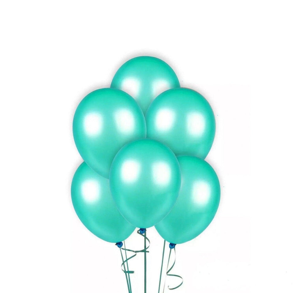 100PCS 10 Inch Latex Balloons Party Decorations Birthday Wedding Balloon Solid Colour - Light Green