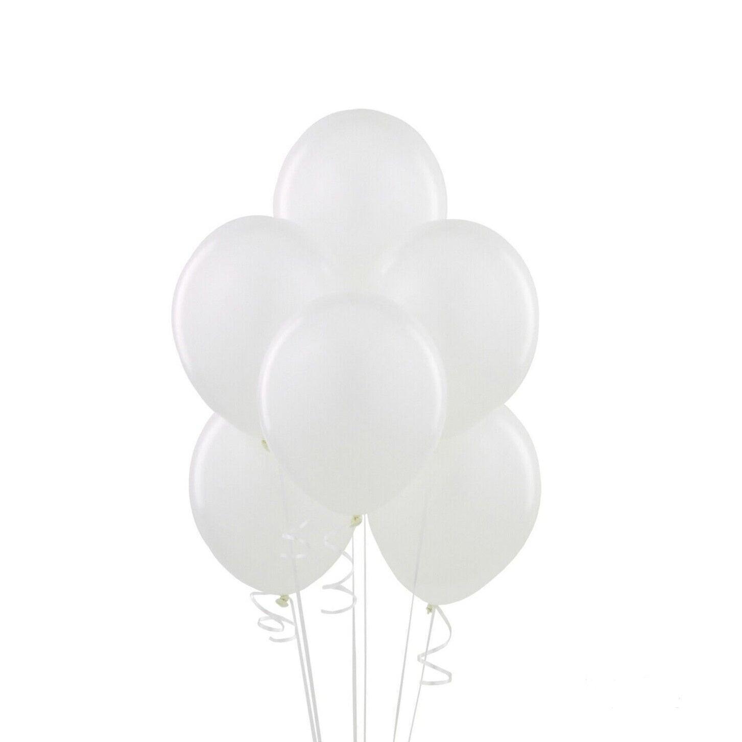 100PCS 10 Inch Latex Balloons Party Decorations Birthday Wedding Balloon Solid Colour - Light Blue