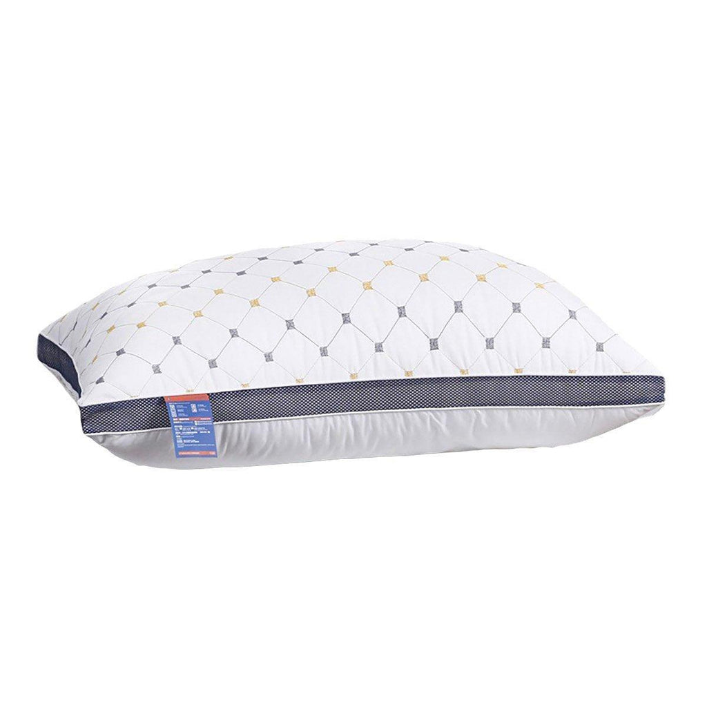 1/2PCS Hotel Style Polyester Fibre Pillow Washable High Rebound Support - 600g-2pcs