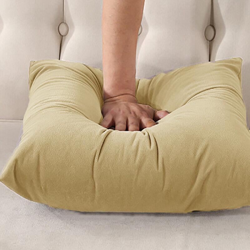 40x40cm Multicoloured Plain Solid Colour Cushion Cover Covers Decorative Pillow Case - Green