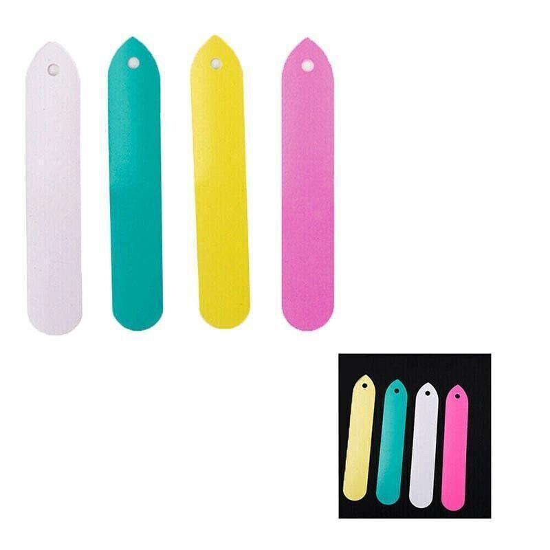 100PCS Plant Labels Flexible Pvc Plastic Garden Tag Nursey Seeding Marker Pen Bulk Sale - Yellow