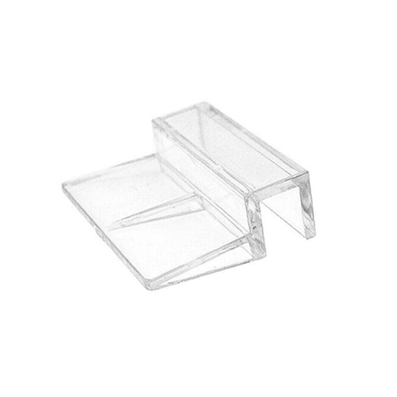 4Pcs Aquarium Fish Tank Glass Cover Support Holder Acrylic Clip Bracket 6/8/10/12mm - 6mm